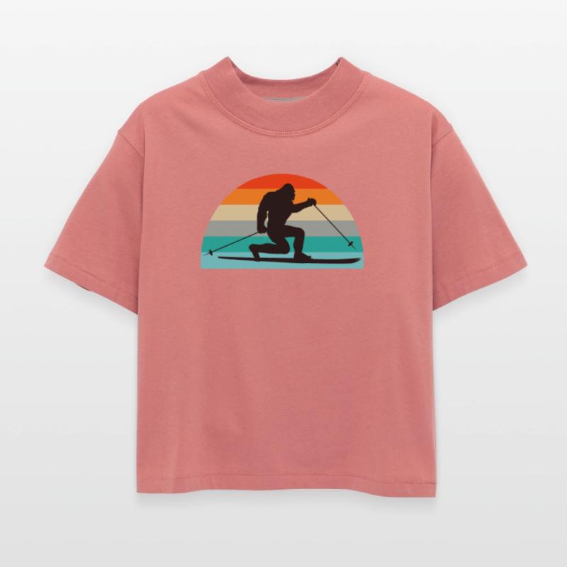 Bigfoot Telemark Skiing Rainbow