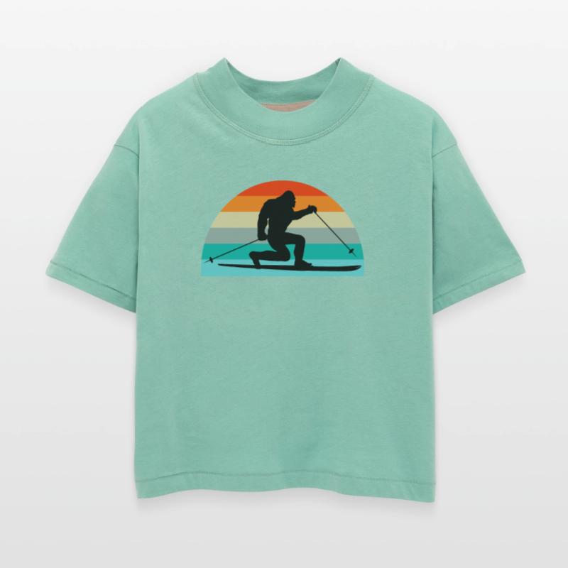 Bigfoot Telemark Skiing Rainbow