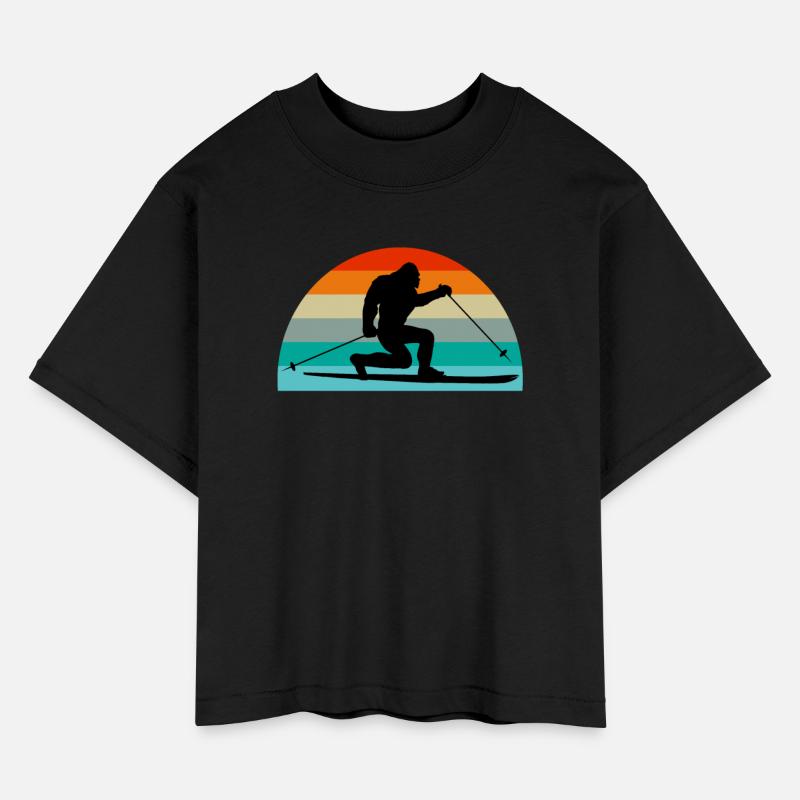 Bigfoot Telemark Skiing Rainbow