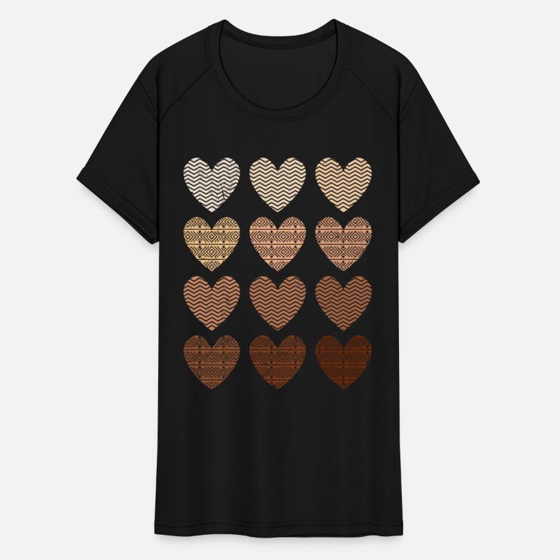 Black Hearts Afro Melanin African Black Woman