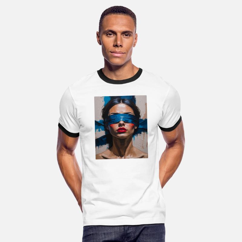 Blindfolded Woman Painting