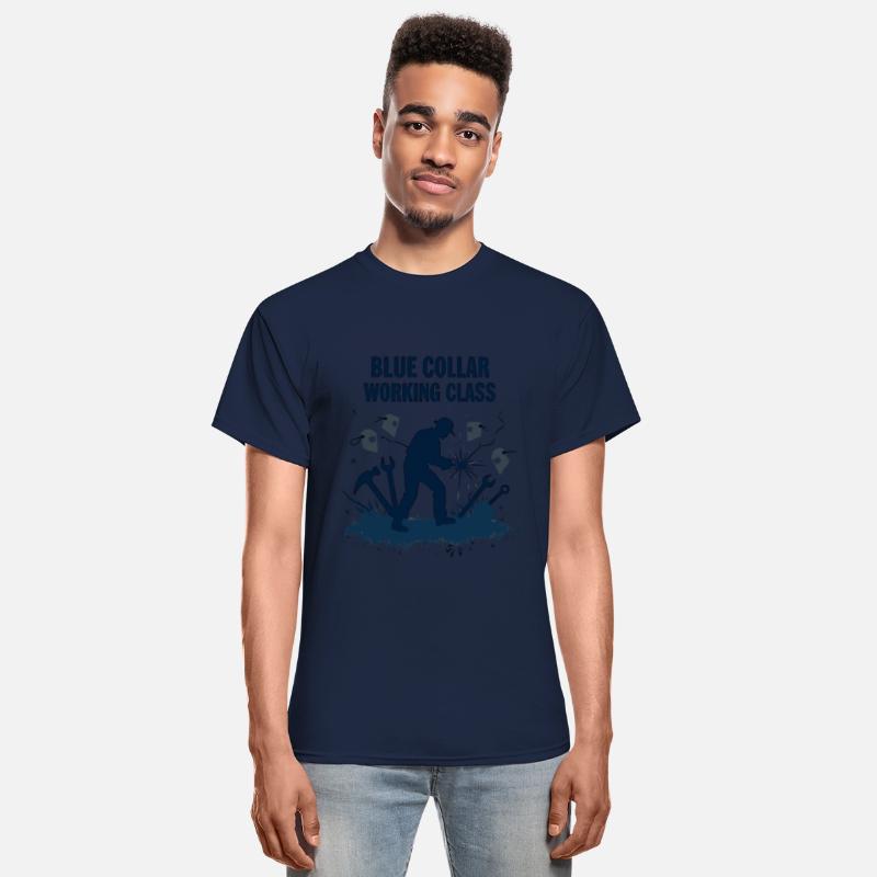 Blue Collar Working Class Welding Pride Tee
