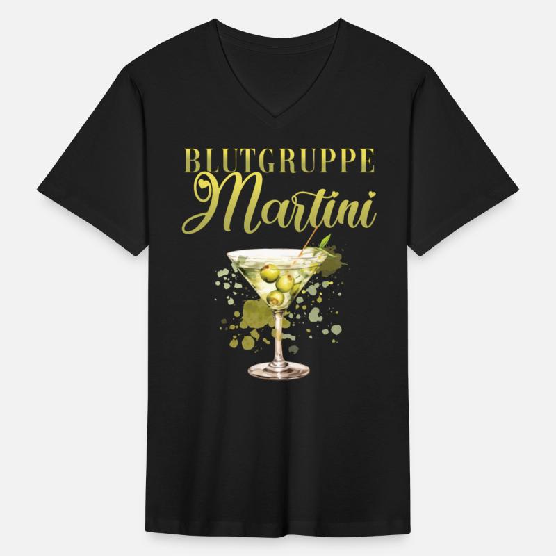 Blutgruppe Martini Cocktail Bartender