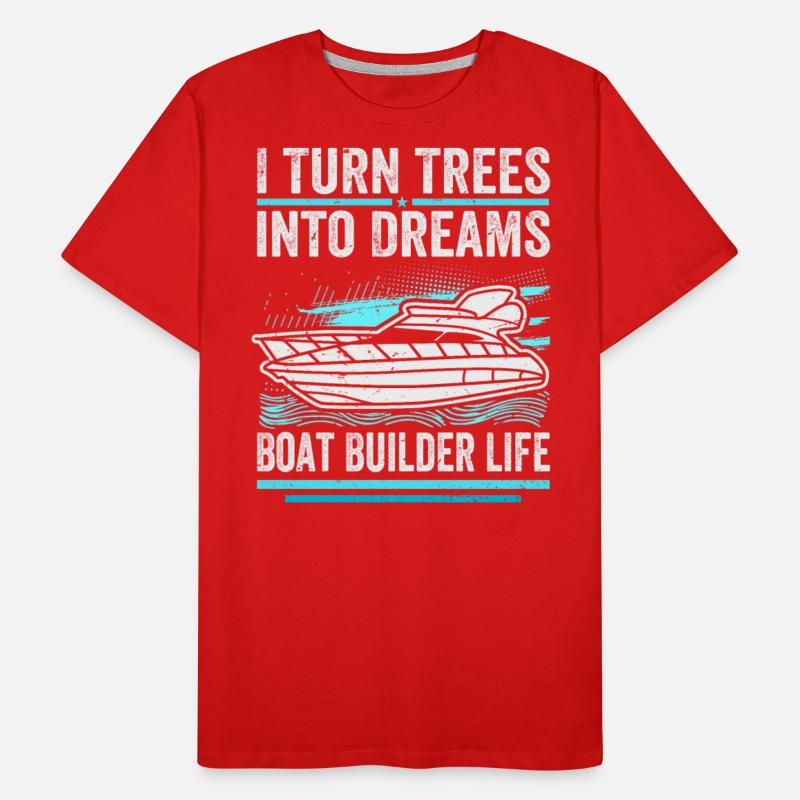 Boat Builder Top - Funny Boat Saying