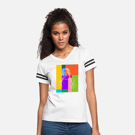 Braided Girl Color Blocks