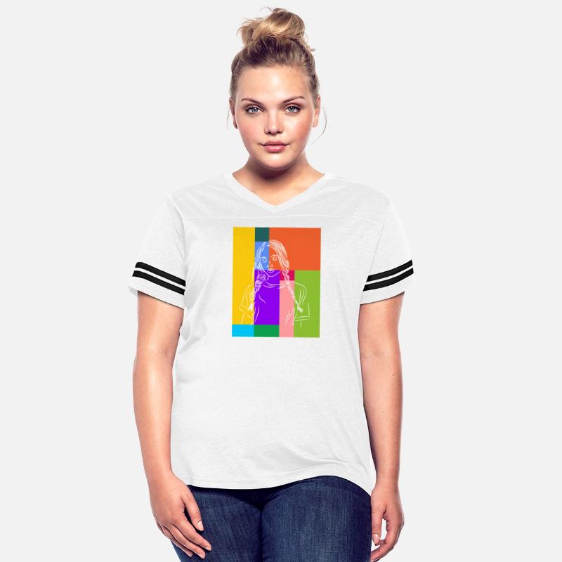 Braided Girl Color Blocks