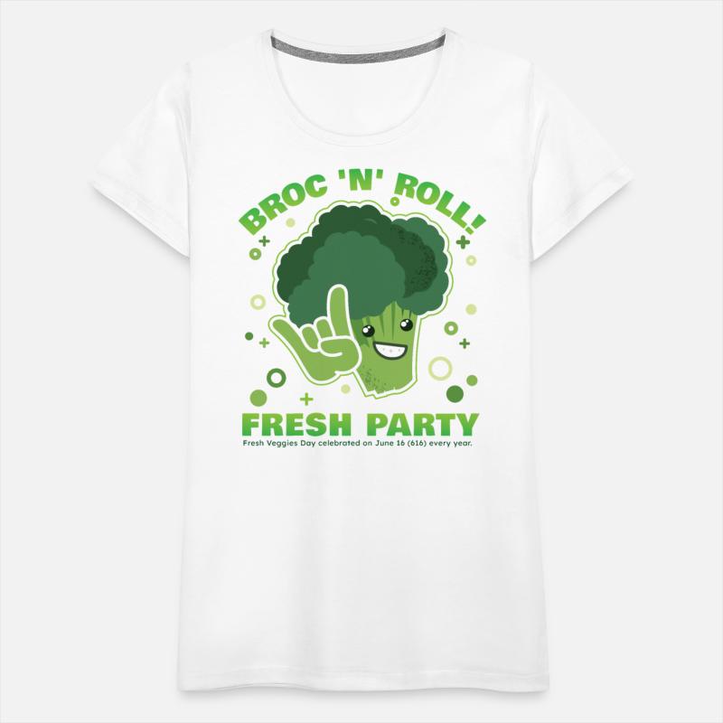 broc n roll broccoli flesh veggie party (light)