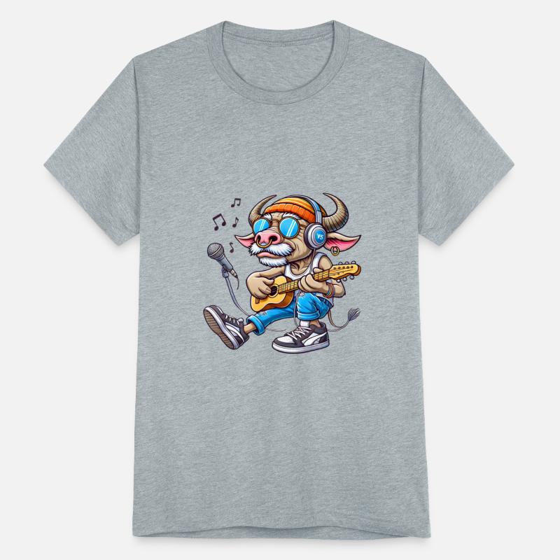 buffalo playing guitar