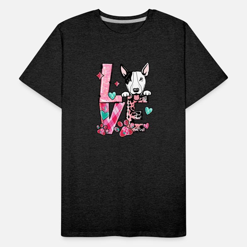 Bullterrier Dog I Love My Dog Valentines Day