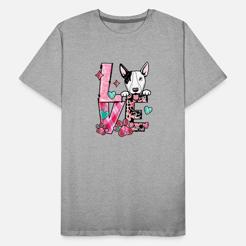 Bullterrier Dog I Love My Dog Valentines Day