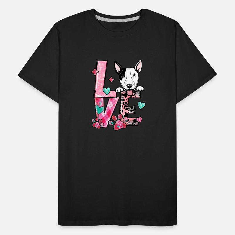 Bullterrier Dog I Love My Dog Valentines Day