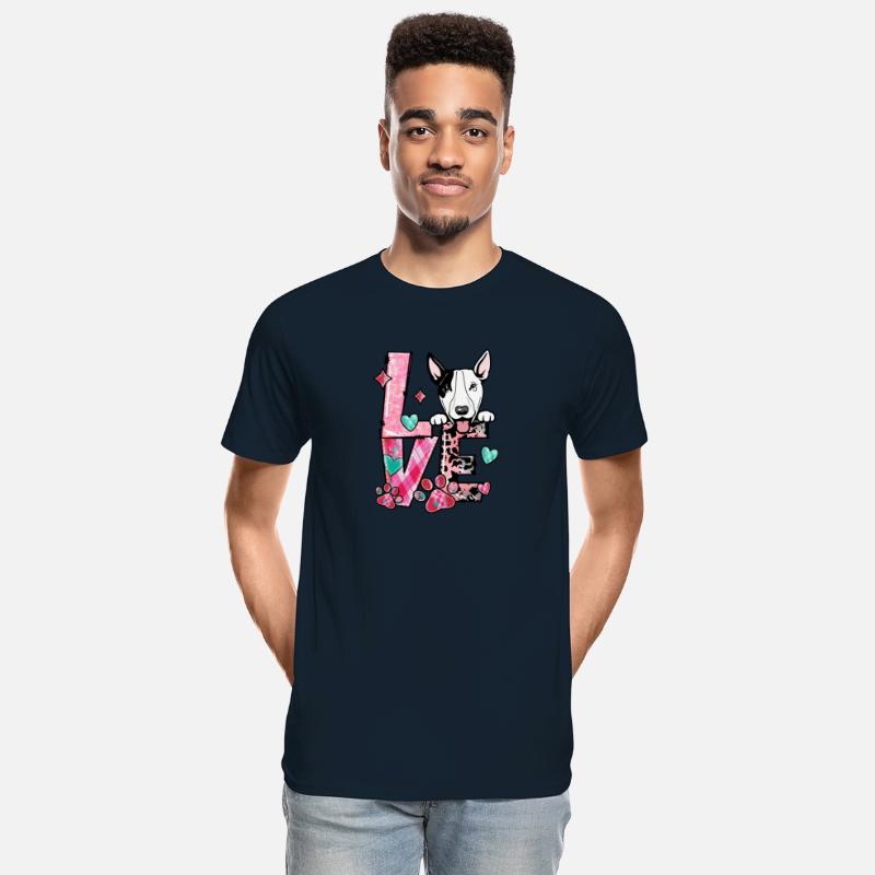 Bullterrier Dog I Love My Dog Valentines Day