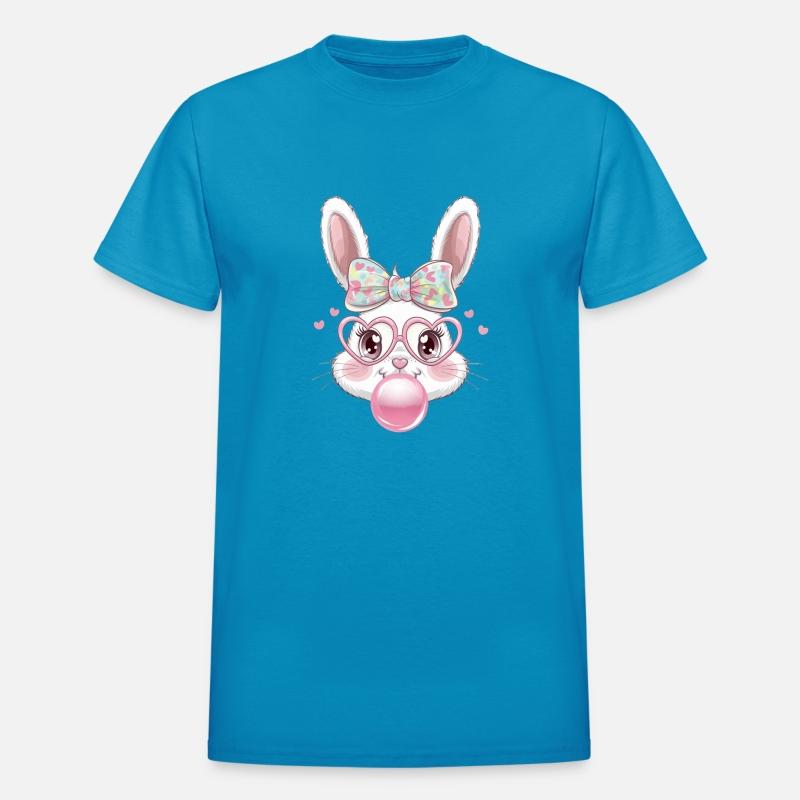Bunny Rabbit Blowing Bubble Easter Bunny Coquette