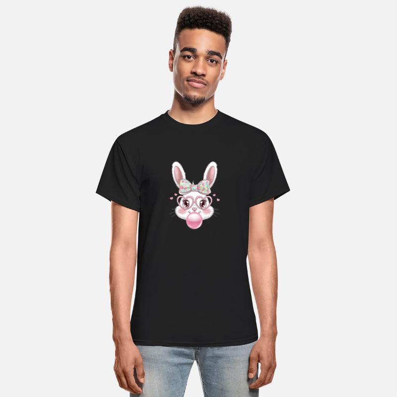 Bunny Rabbit Blowing Bubble Easter Bunny Coquette