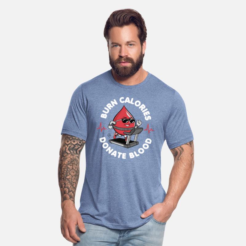 Burn Calories Donate Blood Donation Awareness Men