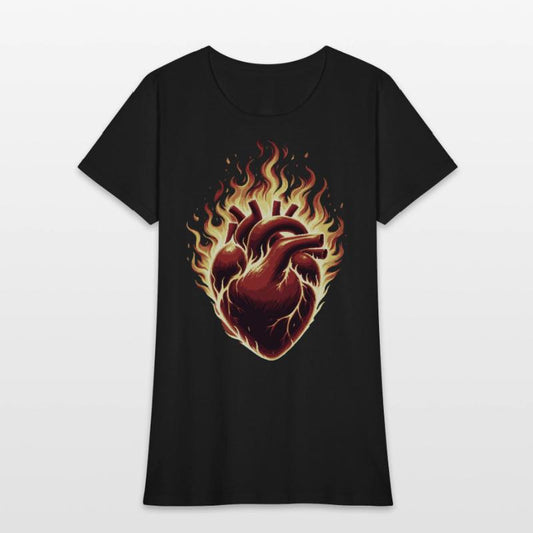 Burning Heart in Flames
