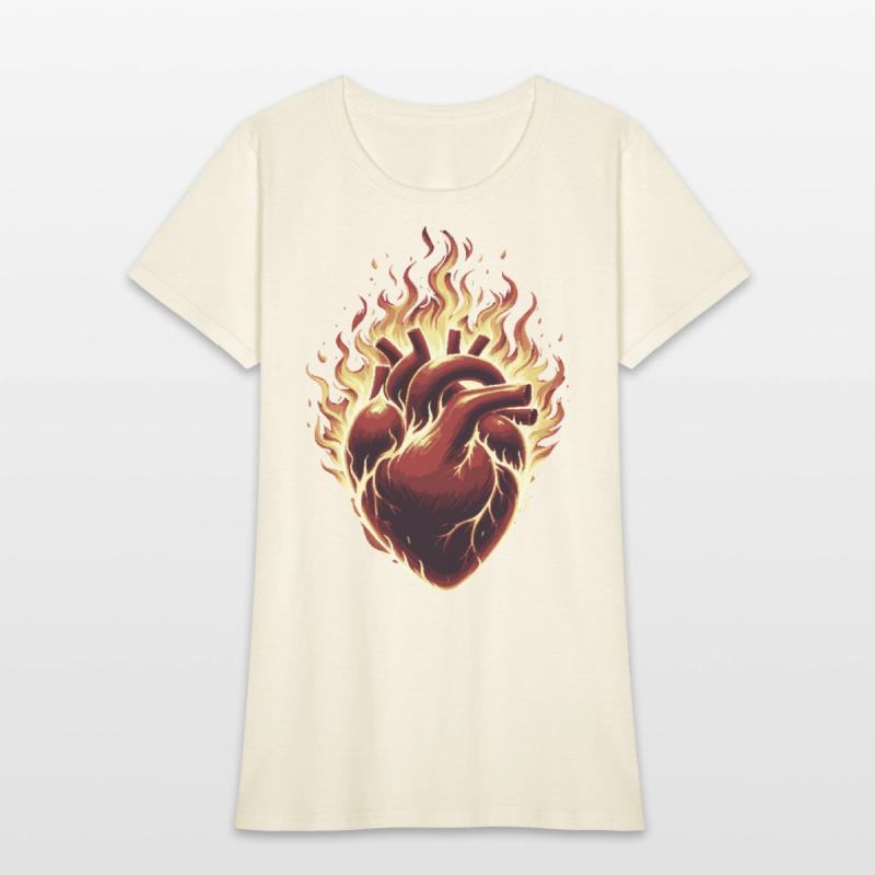 Burning Heart in Flames