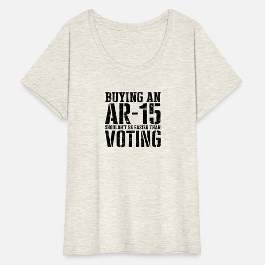 Buying an AR 15 shouldn't be easier than voting -