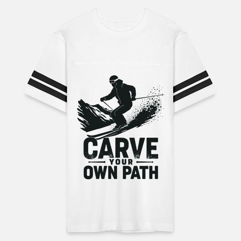 Carve Your Own Path Skiers Skiing