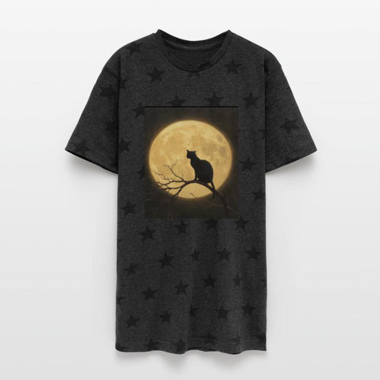 Cat in the moon! Helloween-Shirts for all! Cult!
