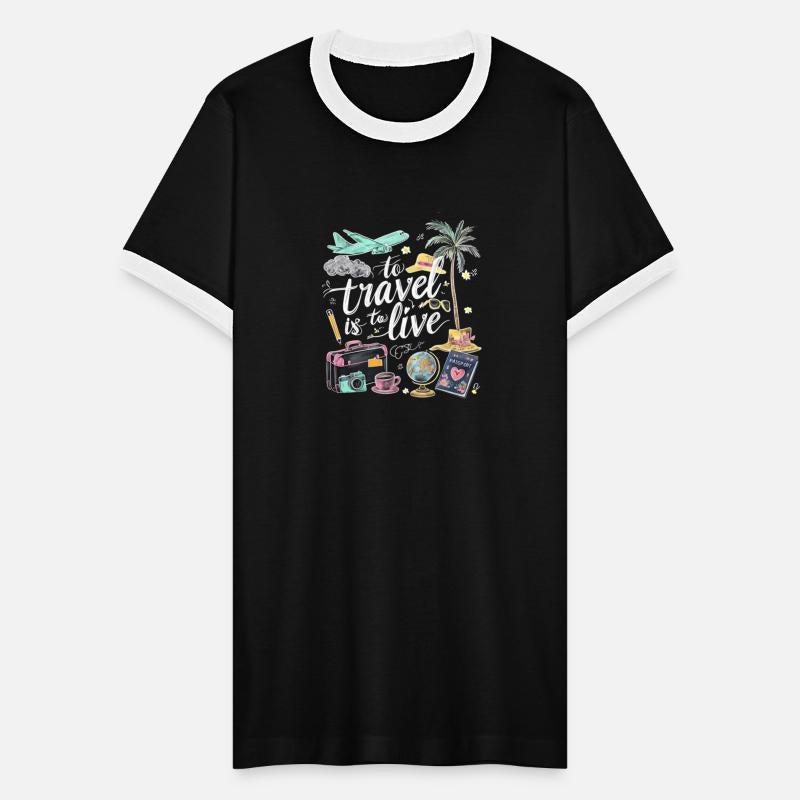 Chalkboard Illustration Featuring Travel Quote