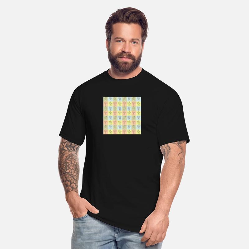 Checkered pattern outline pale house plants