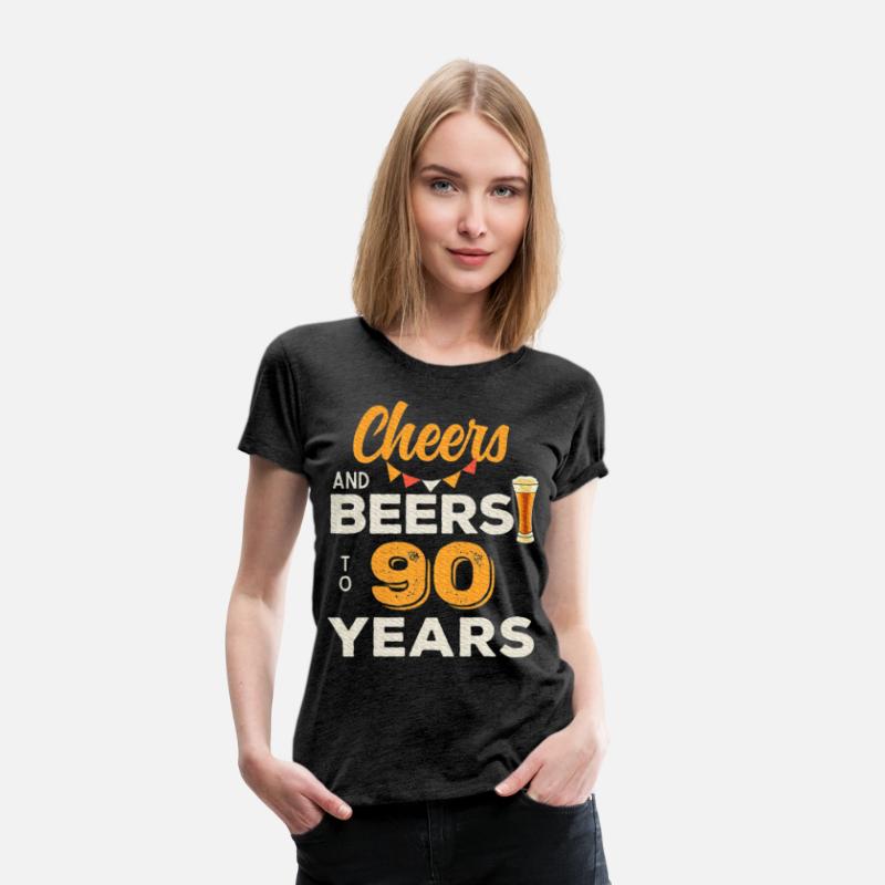 Cheers And Beers To 90 Years 90th Birthday Party