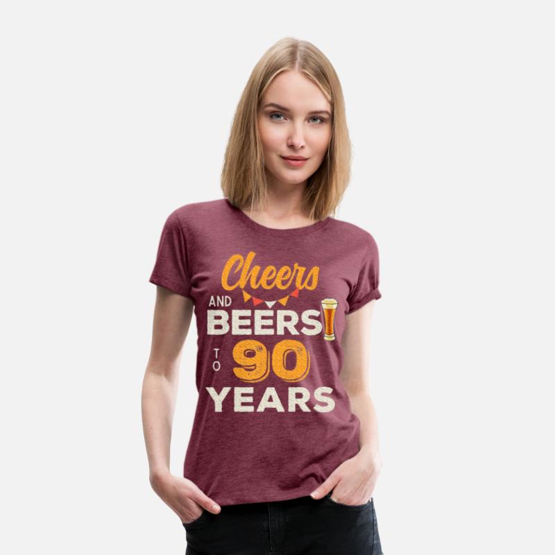 Cheers And Beers To 90 Years 90th Birthday Party