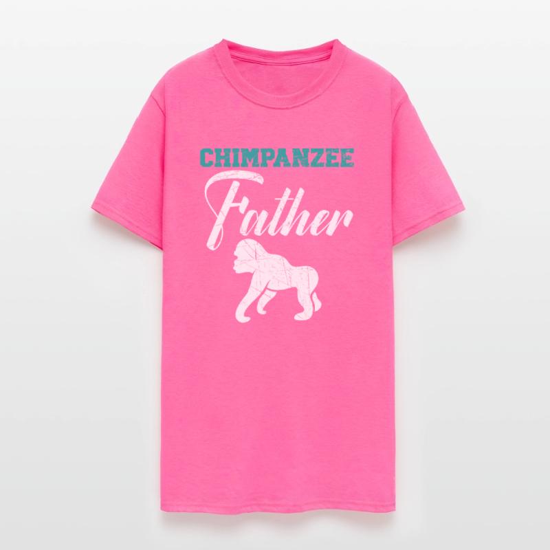 Chimpanzee Father Monkey Wildlife Animal Zookeeper