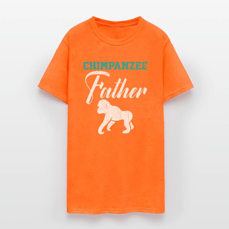 Chimpanzee Father Monkey Wildlife Animal Zookeeper