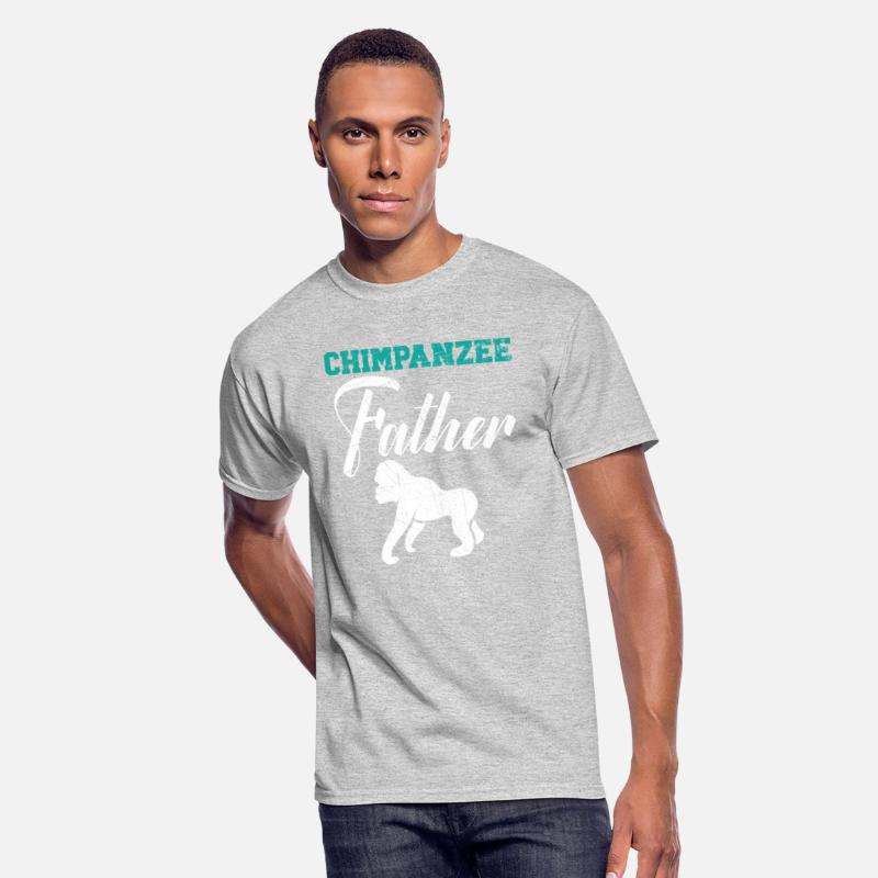 Chimpanzee Father Monkey Wildlife Animal Zookeeper