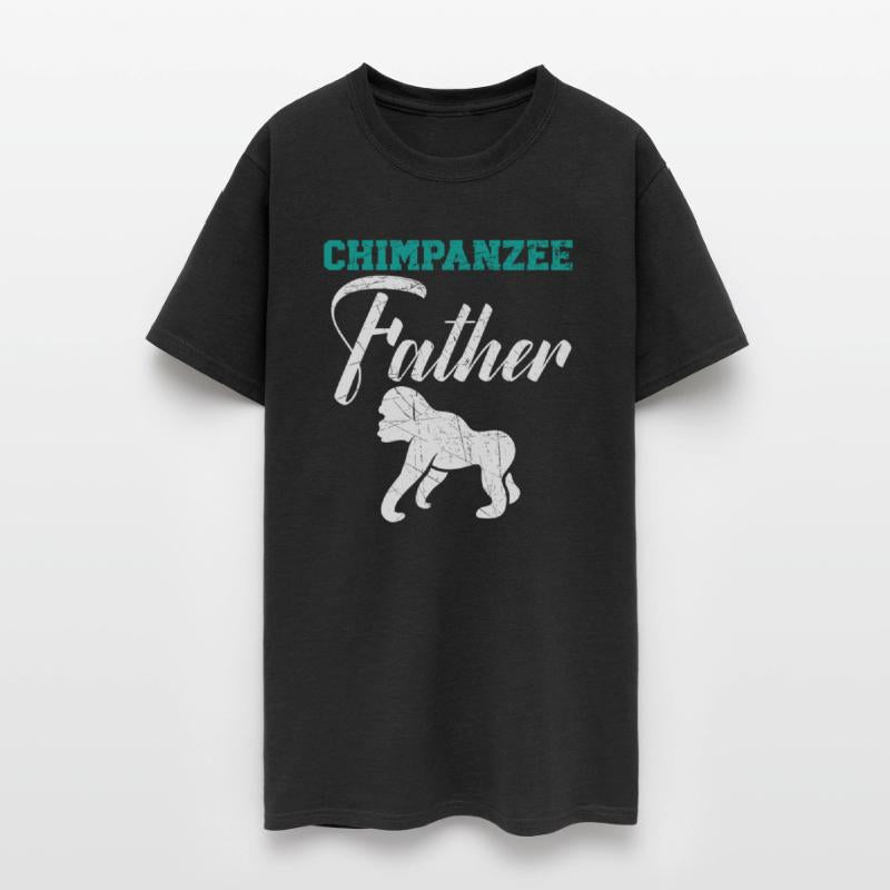 Chimpanzee Father Monkey Wildlife Animal Zookeeper