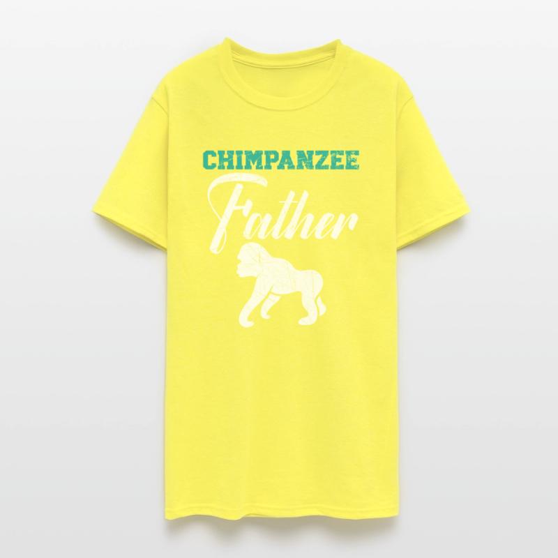 Chimpanzee Father Monkey Wildlife Animal Zookeeper