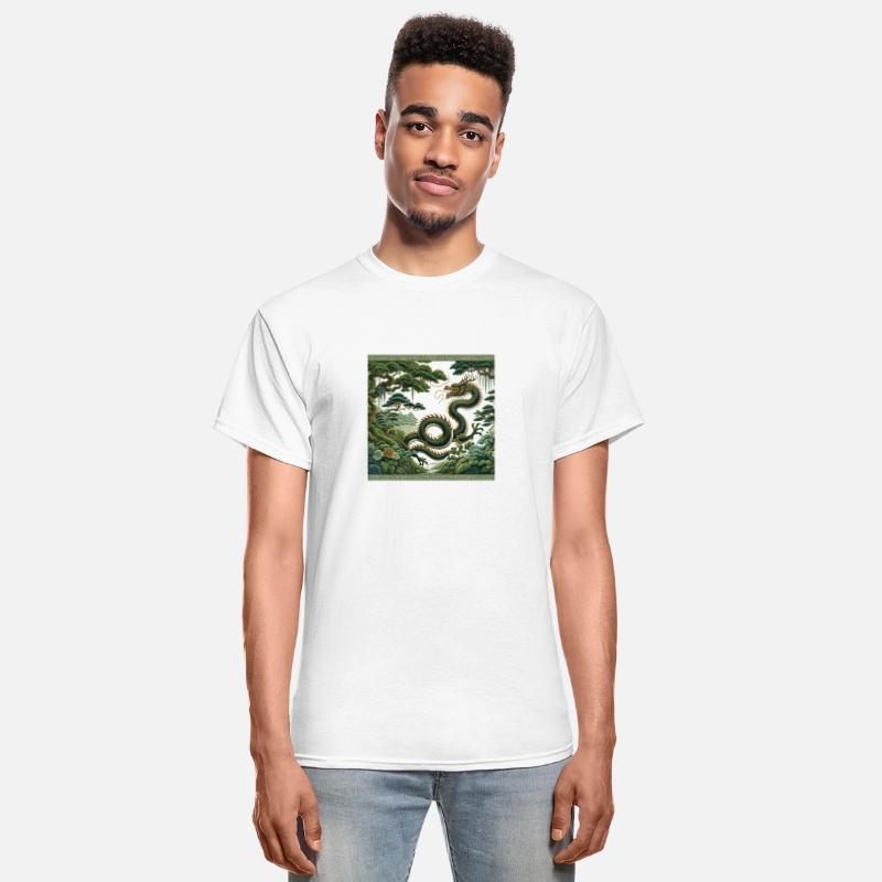 Chinese Dragon Art Mystical Forest Spirits