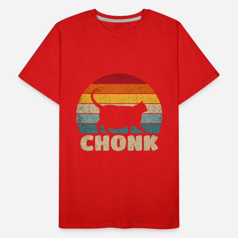 Chonk Clothing Distressed 70s Retro Style Funny
