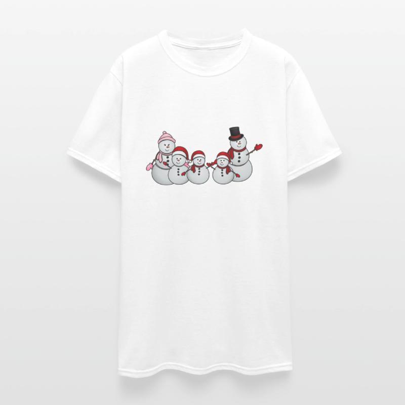 Christmas Family Snow Sculpture