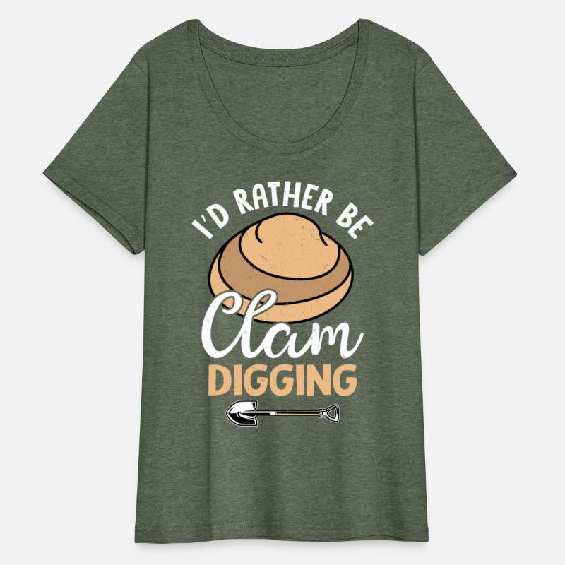 Clam Digger Enthusiast Beach Design