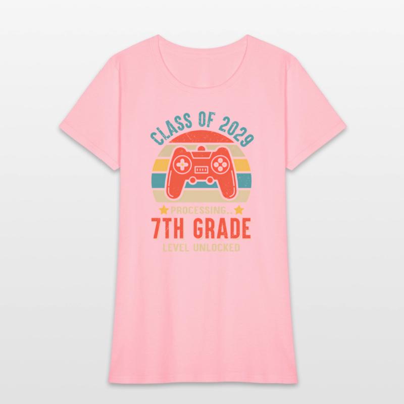 Class Of 2029 7Th Grade Unlocked Gaming Graduate