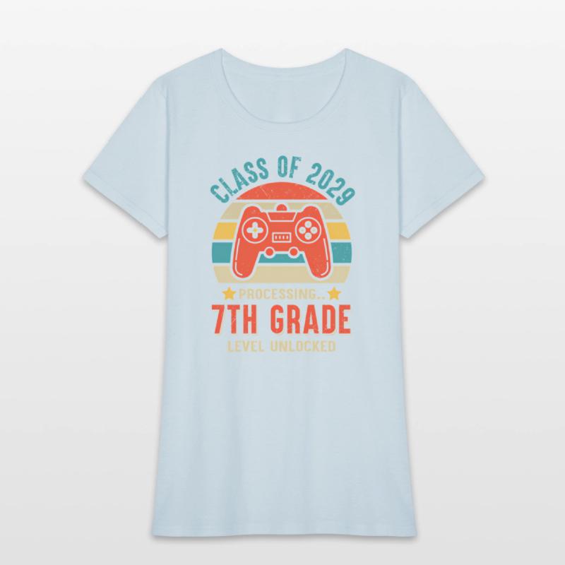 Class Of 2029 7Th Grade Unlocked Gaming Graduate