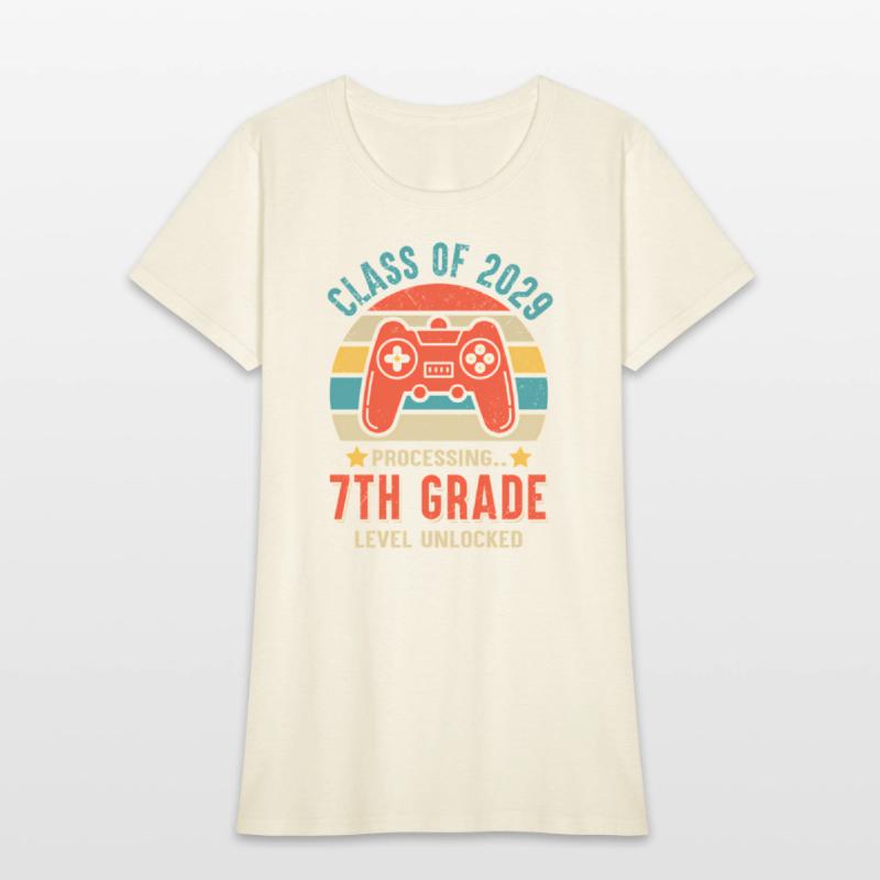 Class Of 2029 7Th Grade Unlocked Gaming Graduate