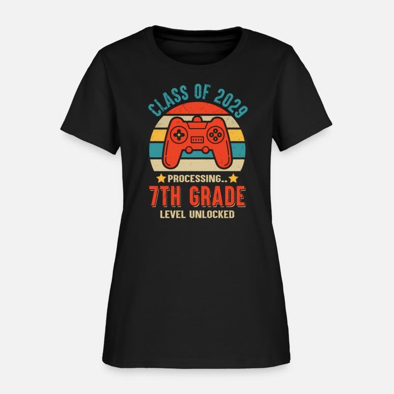 Class Of 2029 7Th Grade Unlocked Gaming Graduate