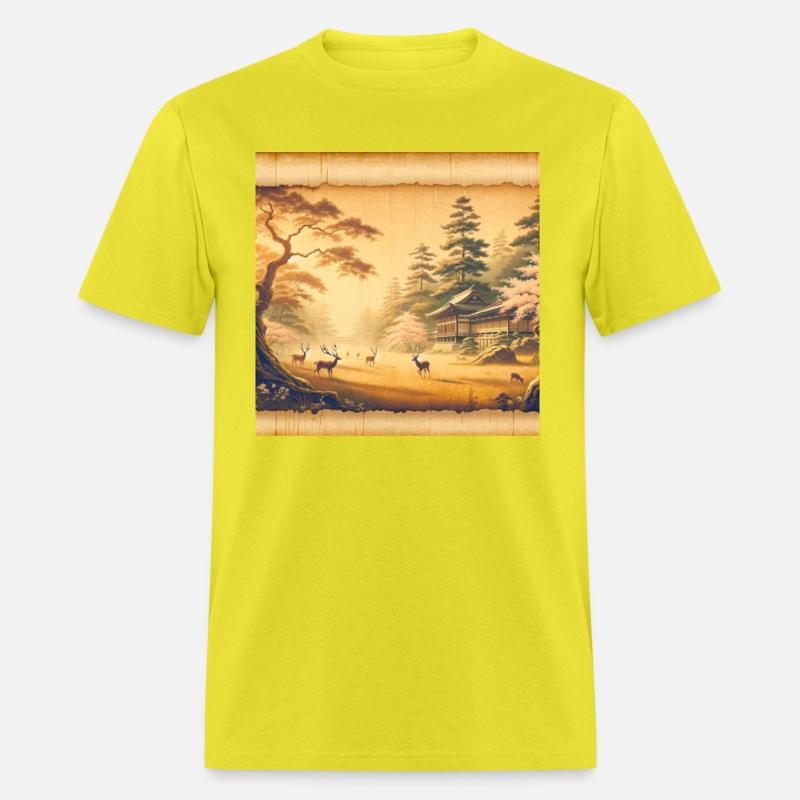 Classic Nature Scenery Papyrus Scroll Japanese Art