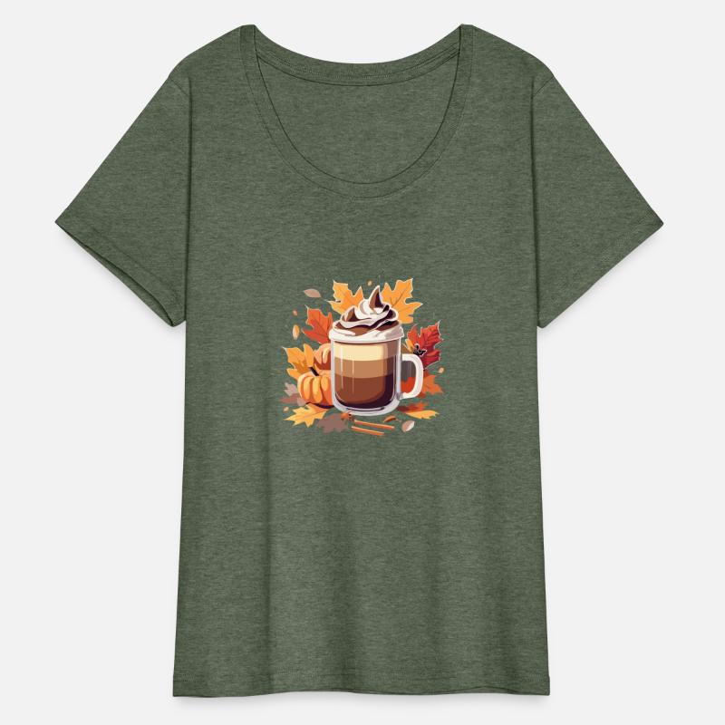 coffe and fall foliage