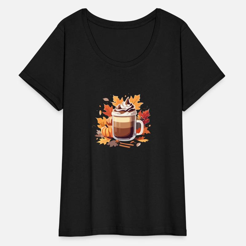coffe and fall foliage