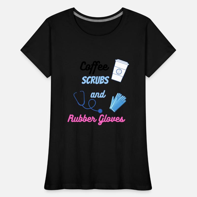 Coffee Scrubs And Rubber Gloves