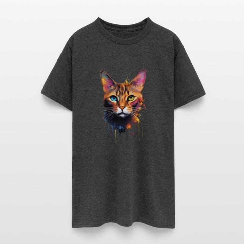 Color Explosion Abyssinian Cat Abstract