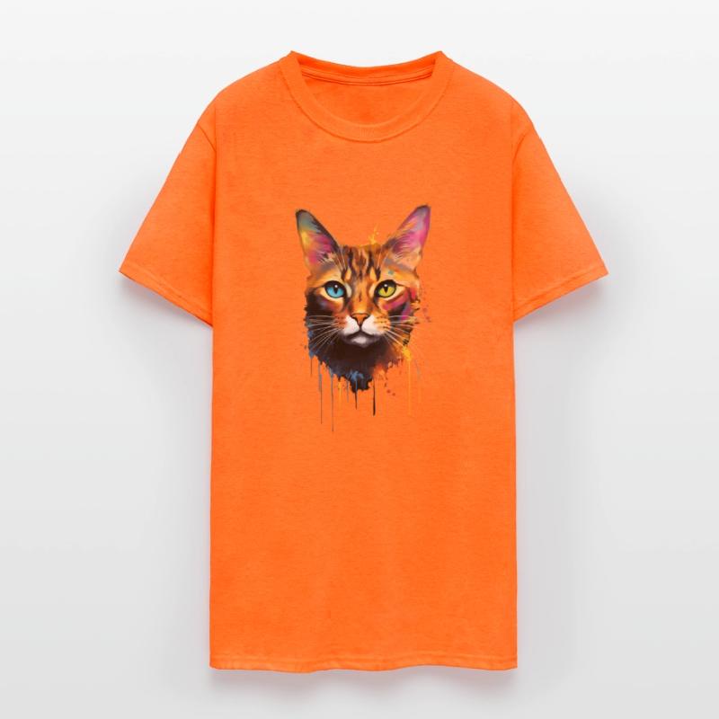 Color Explosion Abyssinian Cat Abstract