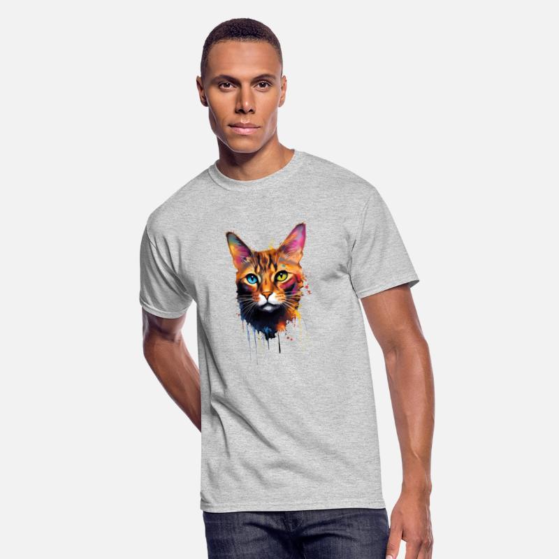 Color Explosion Abyssinian Cat Abstract