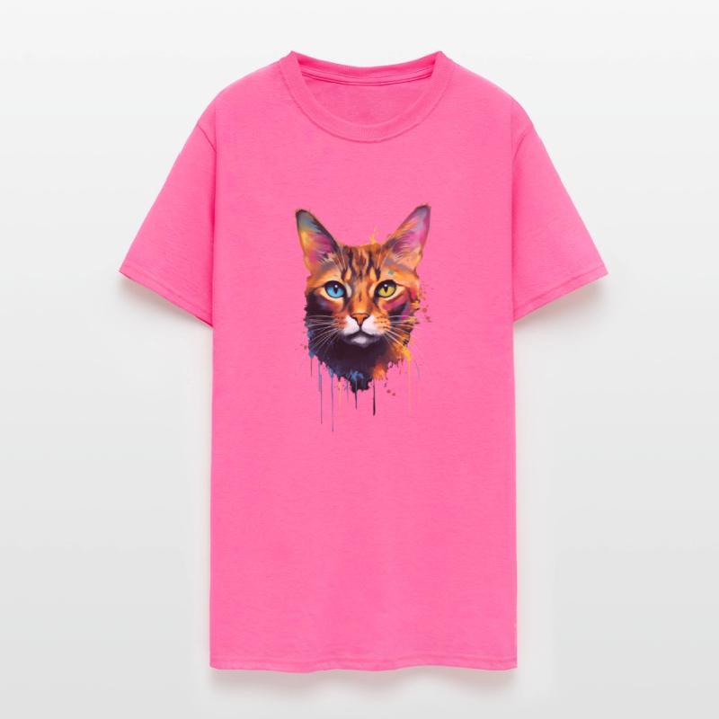 Color Explosion Abyssinian Cat Abstract