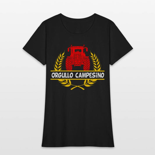 Color Tractor Design Orgullo Campesino in Yellow